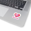 Love Democracy Heart Sticker