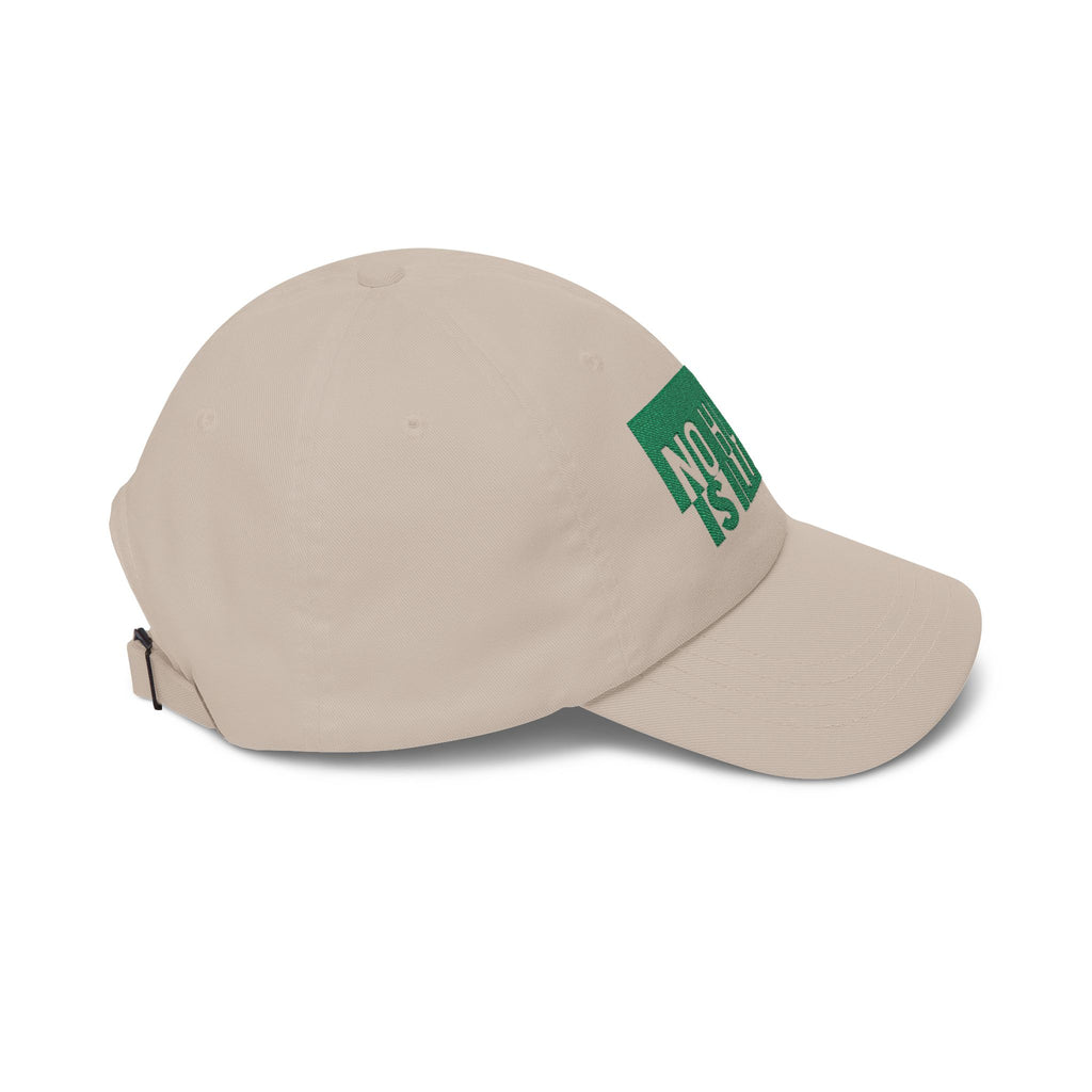 "No Human Is Illegal" Embroidered Advocacy Dad Hat Baseball Cap