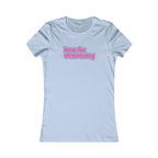 "Here for Democracy" Retro 80's Woman's Slim Fit Graphic Tee