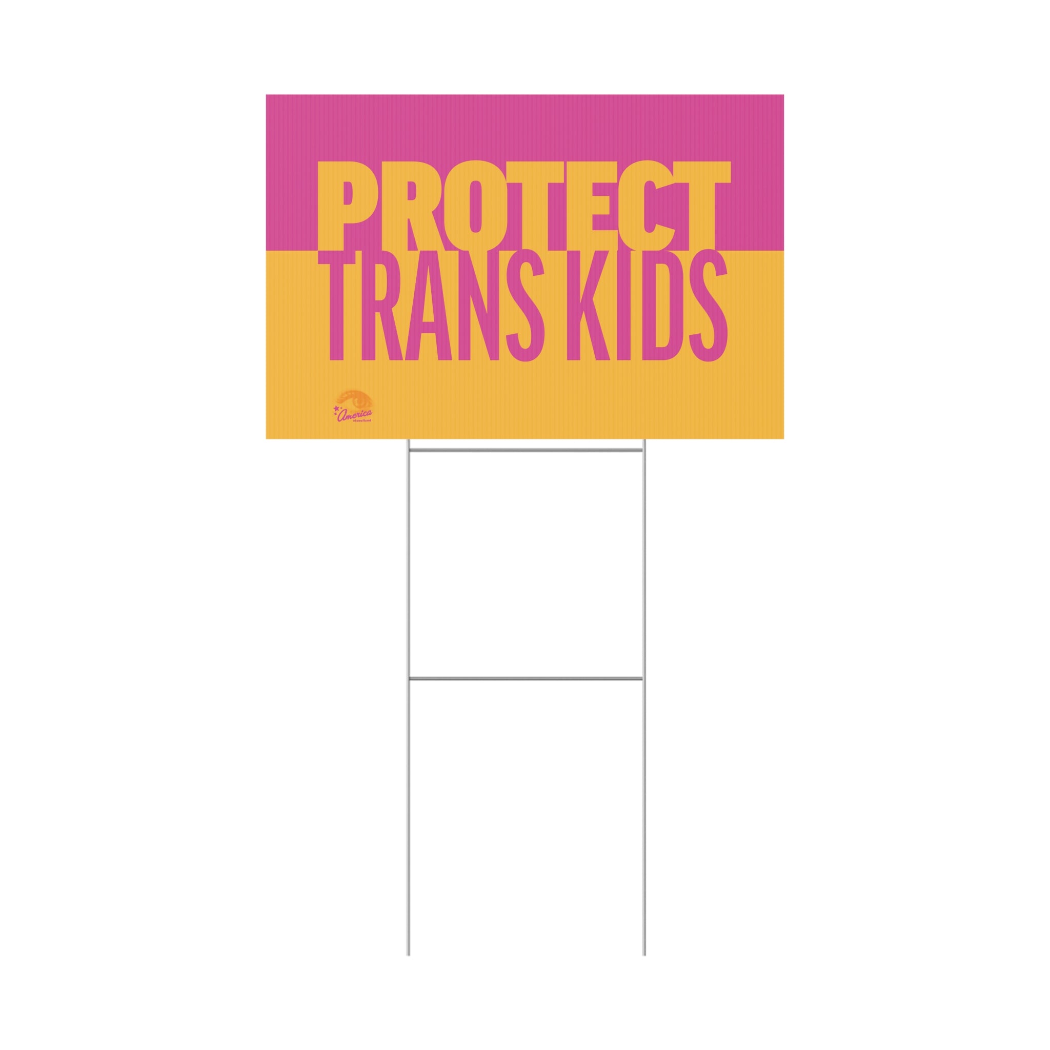 "Protect Trans Kids" Yard Sign