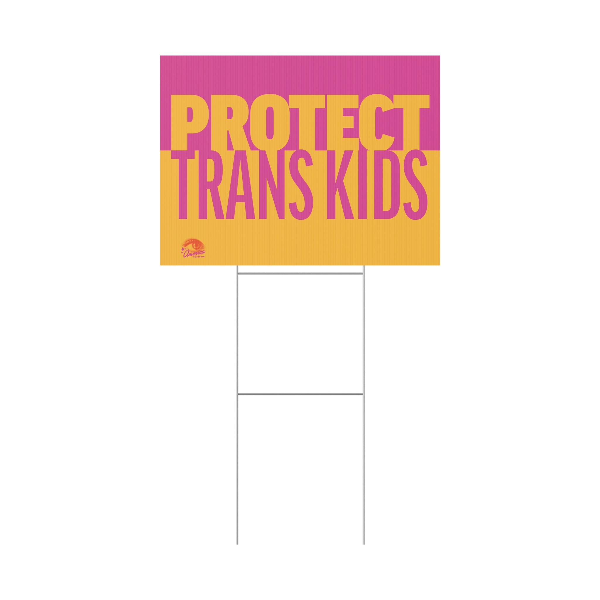 "Protect Trans Kids" Yard Sign