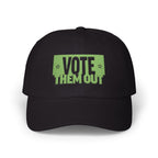 "VOTE THEM OUT" Green Political Dad Cap Baseball Hat