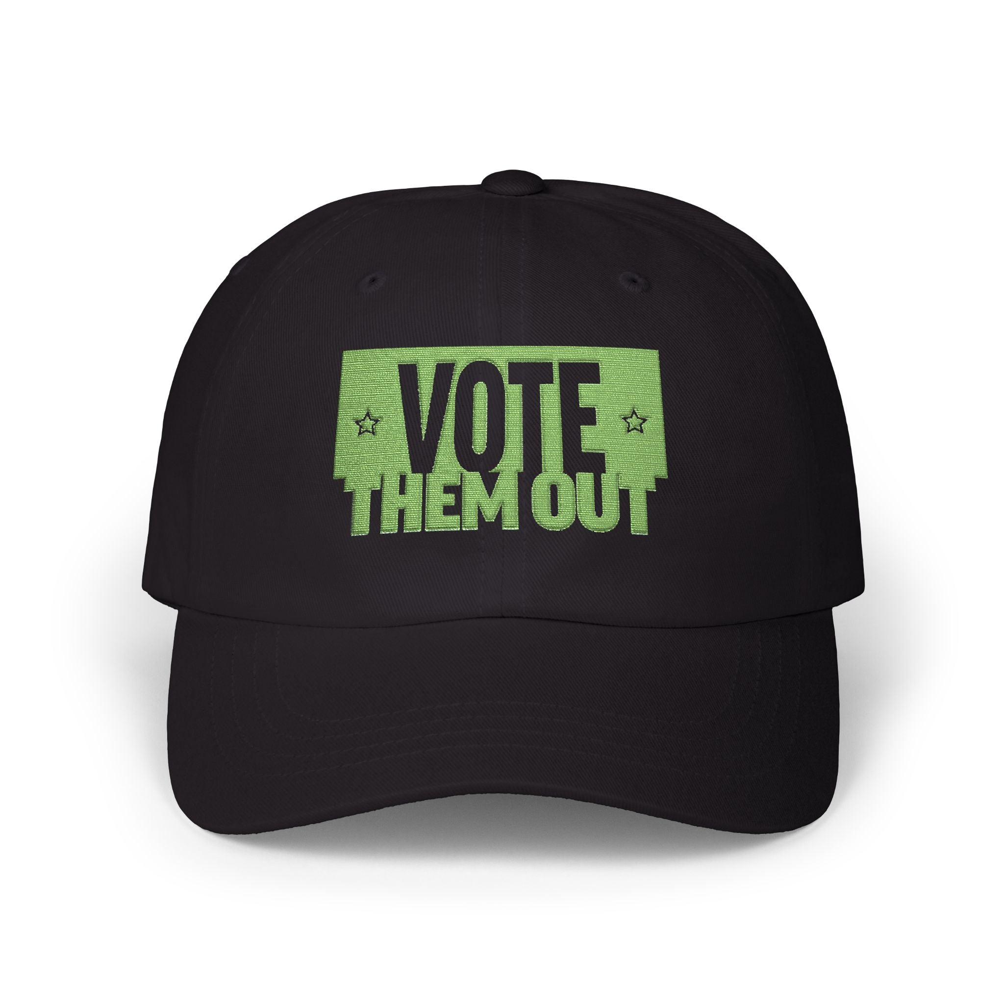 "VOTE THEM OUT" Green Political Dad Cap Baseball Hat