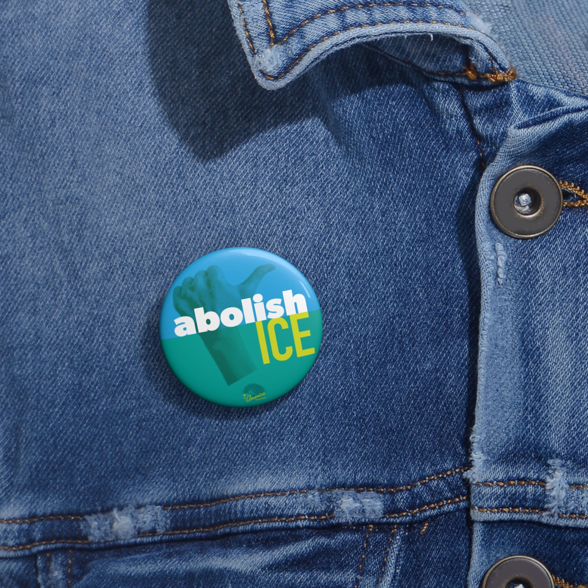 Abolish ICE Political Pin/Button