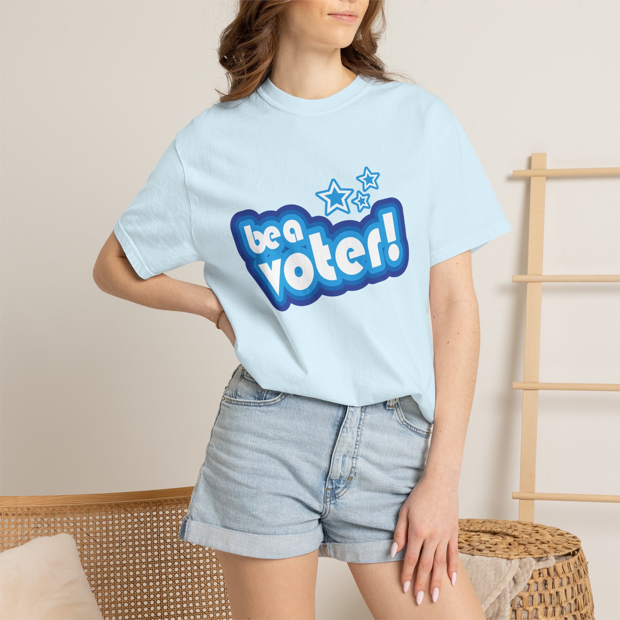 "Be a Voter!" Retro T-Shirt — Voter Awareness Tee