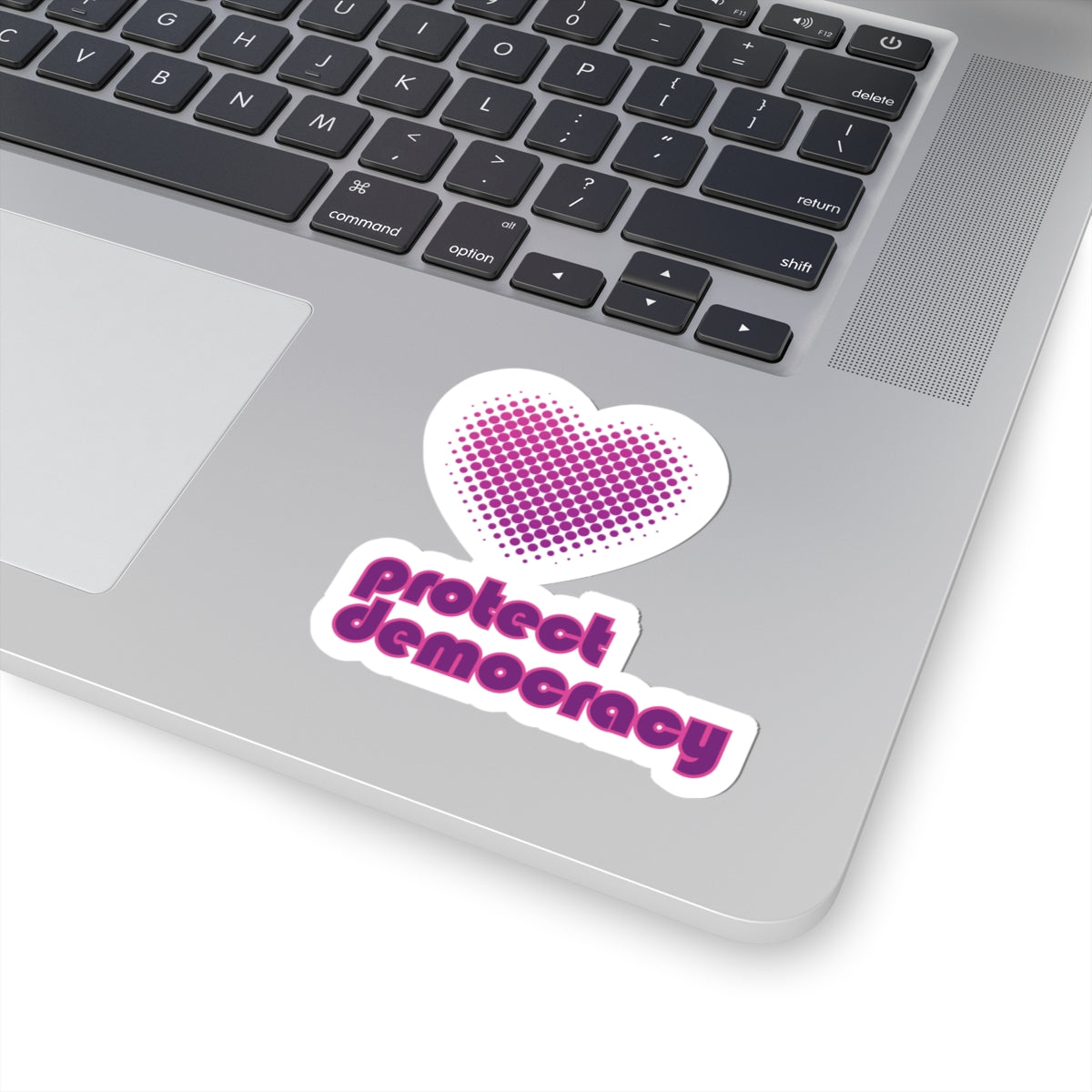 Protect Democracy Heart Sticker