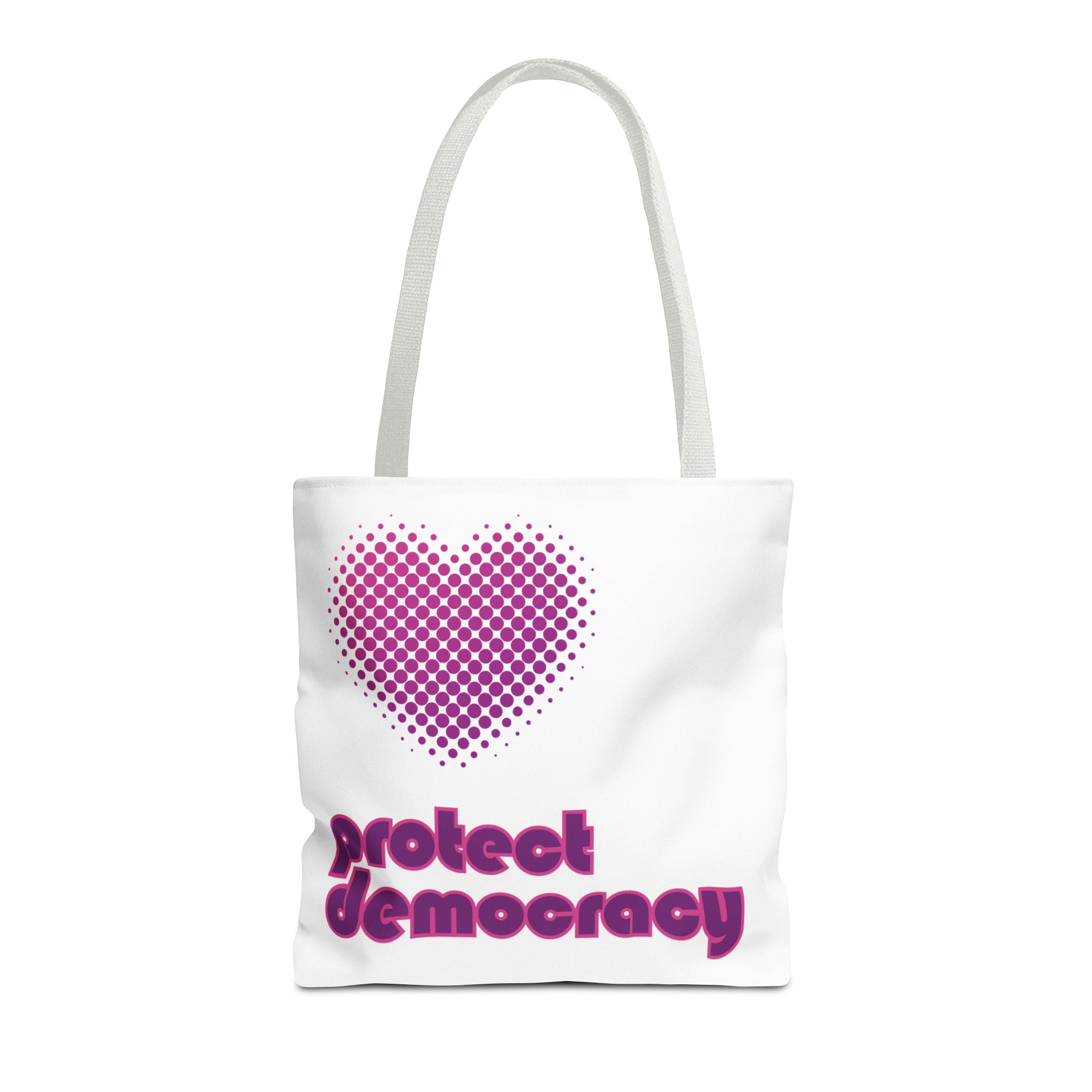 Protect Democracy Heart Tote Bag