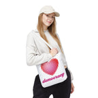 Love Democracy Heart Tote Bag