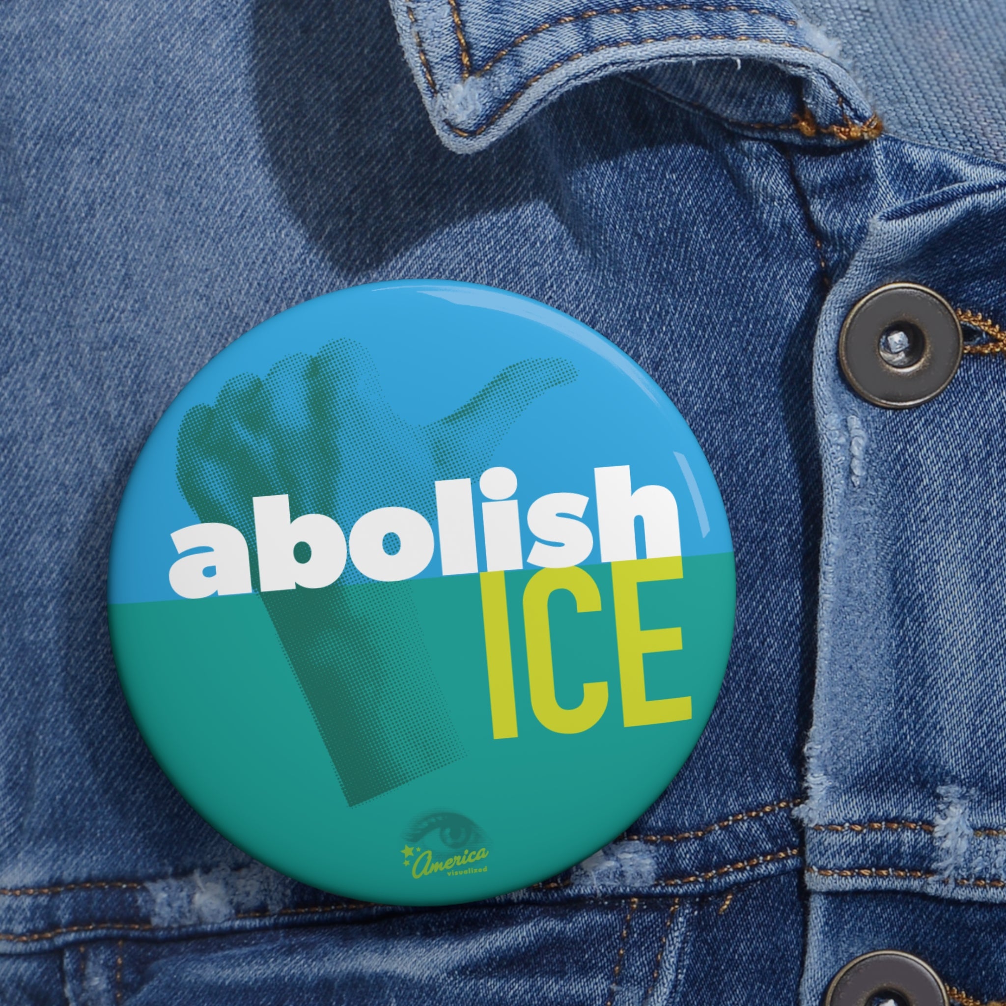Abolish ICE Political Pin/Button