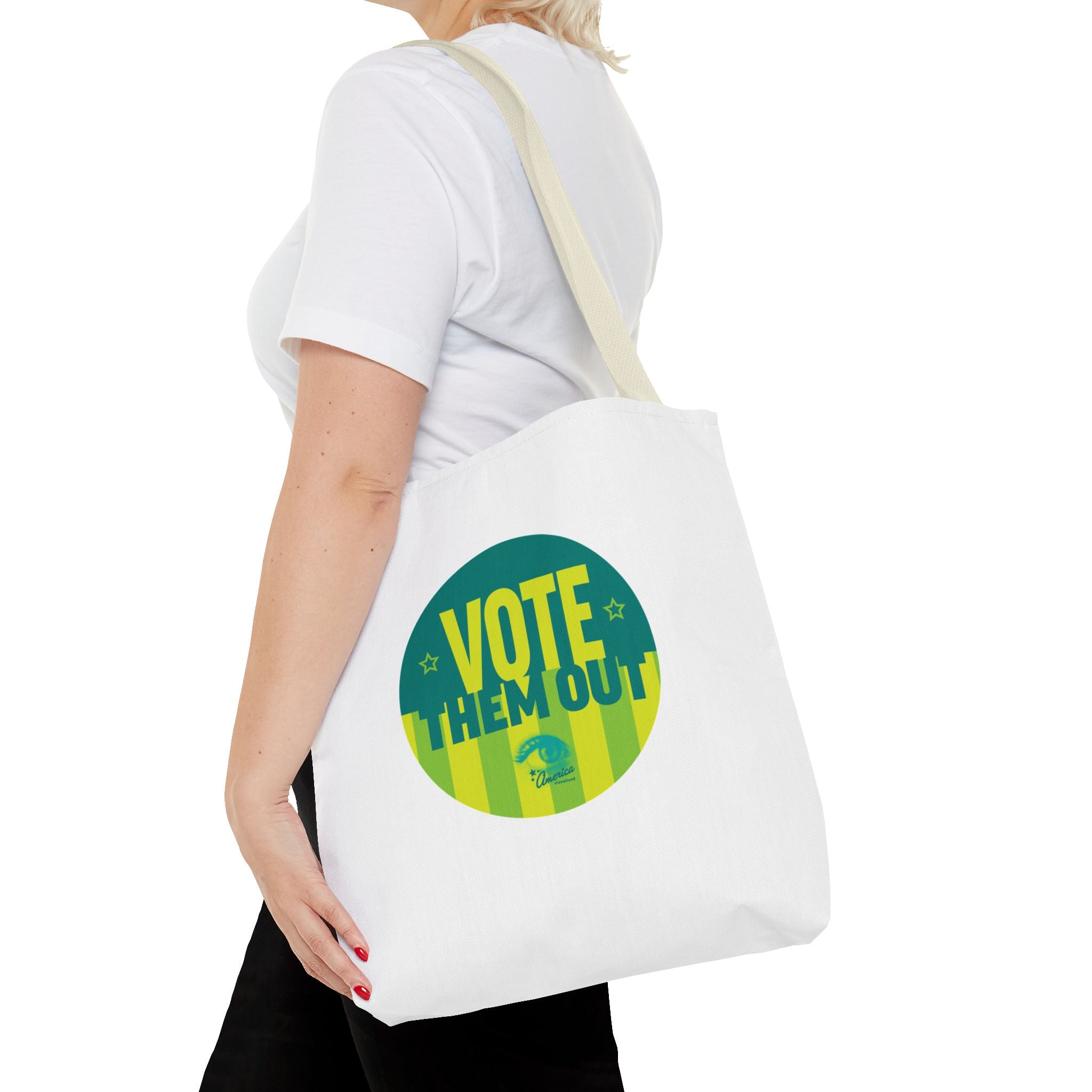 "Vote Them Out" Political Protest Canvas Tote Bag
