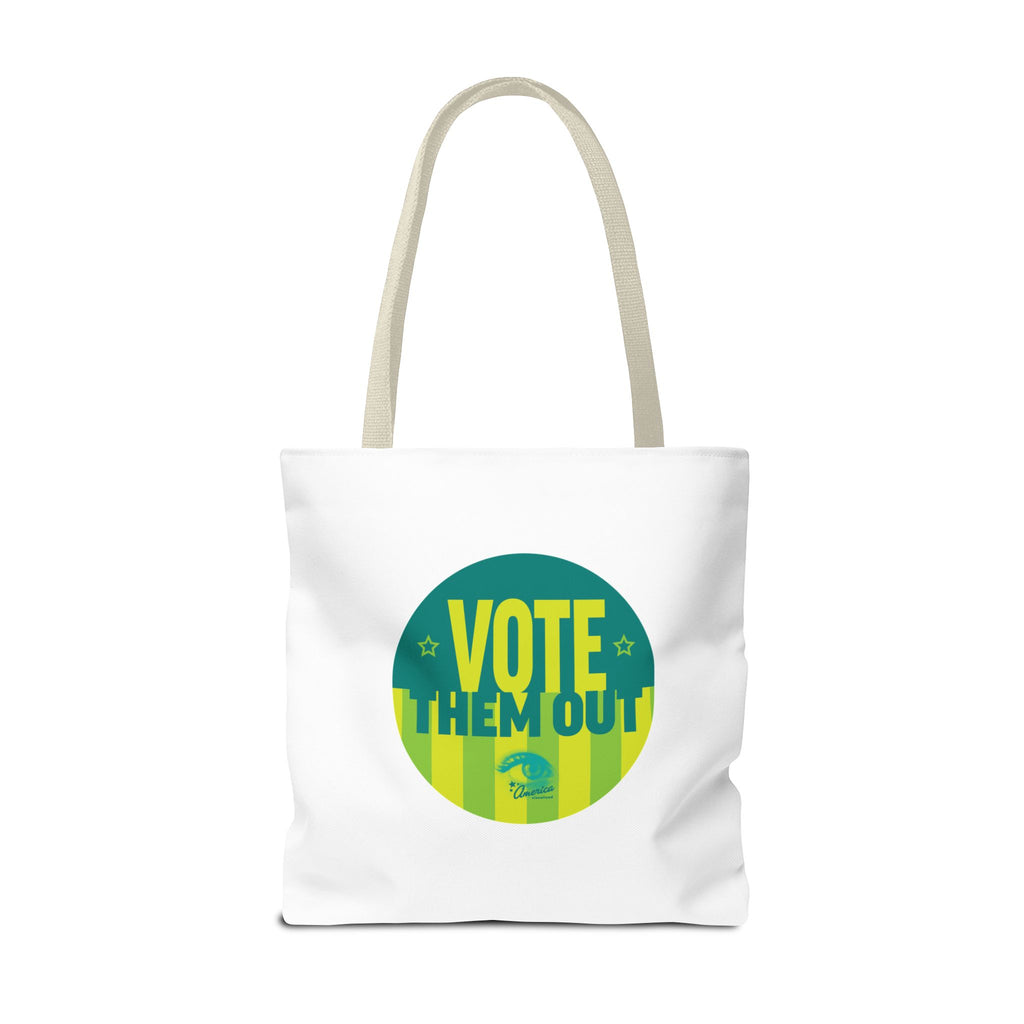 "Vote Them Out" Political Protest Canvas Tote Bag