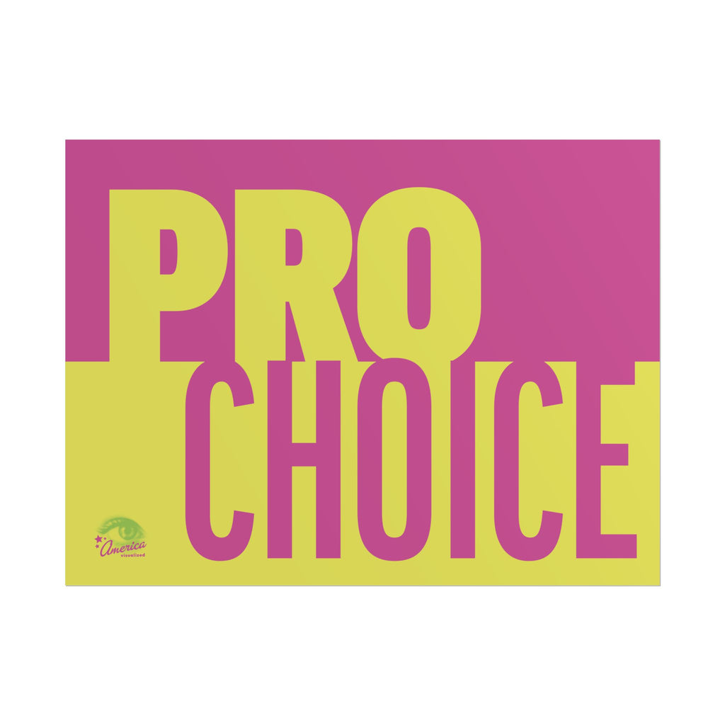 PRO CHOICE 24" x 18" Protest Sign Poster