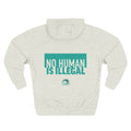 "No Human Is Illegal" Hoodie Political Statement Pullover