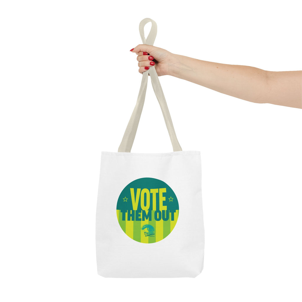 "Vote Them Out" Political Protest Canvas Tote Bag