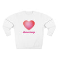"Love Democracy" Heart Crewneck Sweatshirt