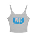 Vote Them Out Crop Spaghetti Strap Tank Top Tee