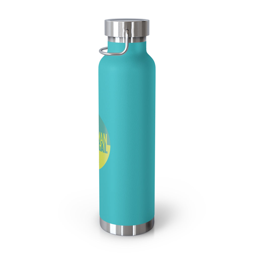 "No Human Is Illegal" Activist Design 22oz Insulated Water Bottle