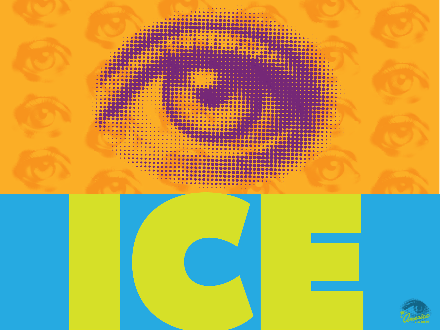 DOWNLOAD: Eyes on ICE - Protest Sign