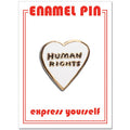 Human Rights Heart Enamel Pin