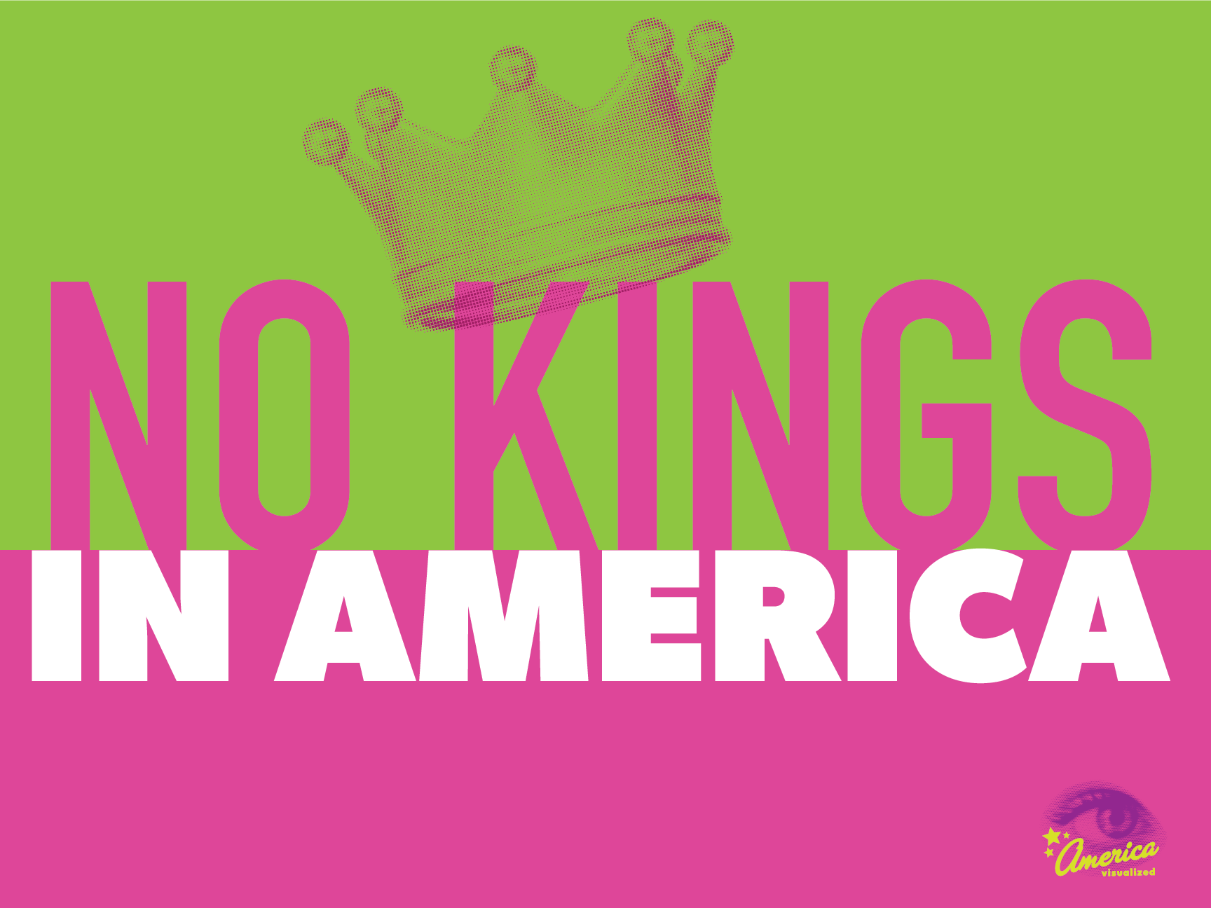 DOWNLOAD: NO KINGS in America - Protest Sign