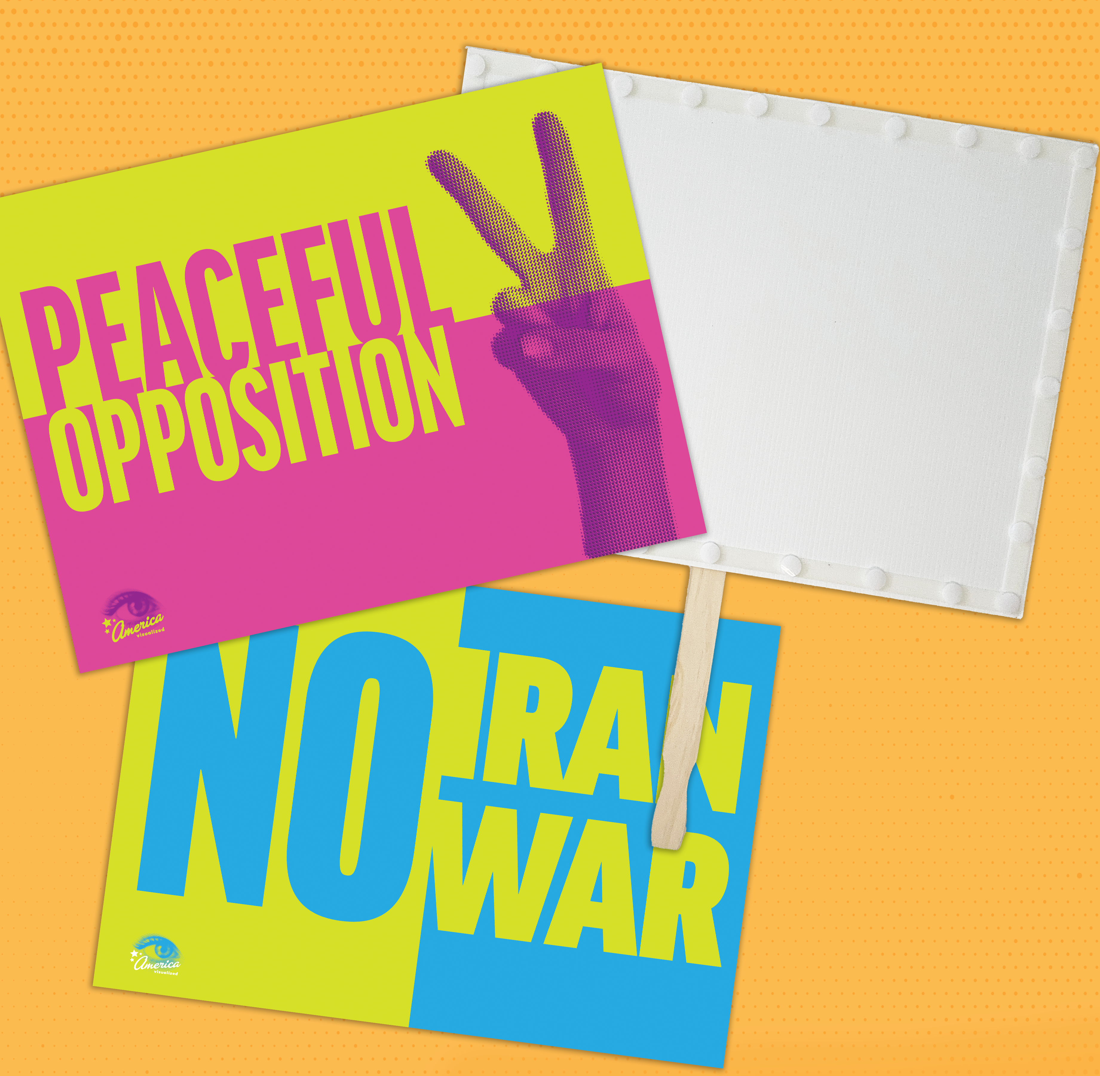 Protest Sign Kit + 2 Posters Starter Kit